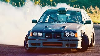 AMAZING DRIFT SKILLS in a 180HP BMW E36 323i - Halász Ádám "Hali" | HOOH3NT SLIDE 2K17