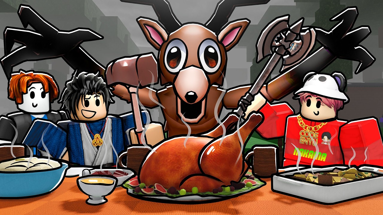 Can 3 Idiots COMPLETE The Thanksgiving Challenge in 99 Nights in the Forest?