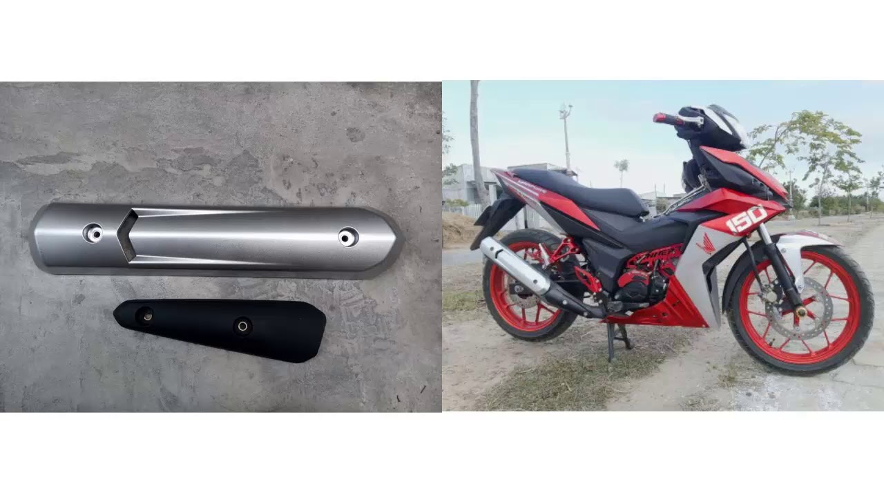 Pô NOBI 2 nòng - kèm cổ inox gắn EX 135/ EX 150/ Winner 150/ …
