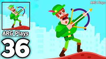 Bowmasters - Archery Shooting Gameplay Walkthrough Part 36 - All Characters 