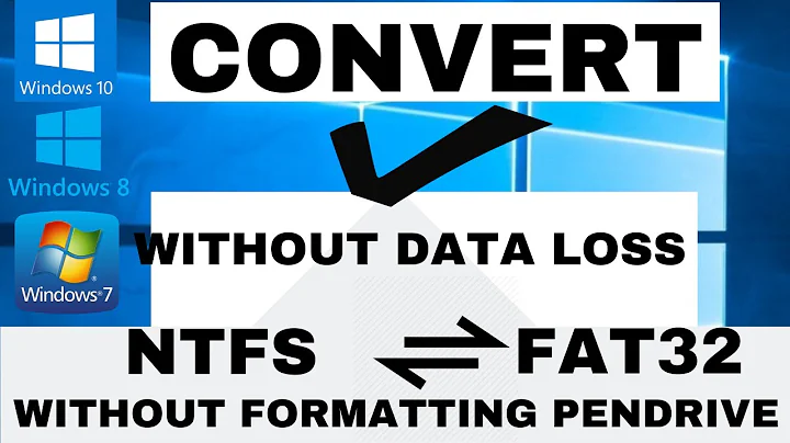 Convert NTFS to FAT32 without data loss | without formatting | LotusGeek