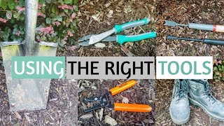 HOW TO INSTALL OUTDOOR LANDSCAPE LIGHTING - tools for trenching and connecting