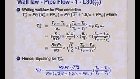 Mod-01 Lec-30 Prediction of Turbulent Heat Transfer