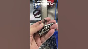 Automatic Round Carabiners Clips Snap Hook Assembling Making Machine