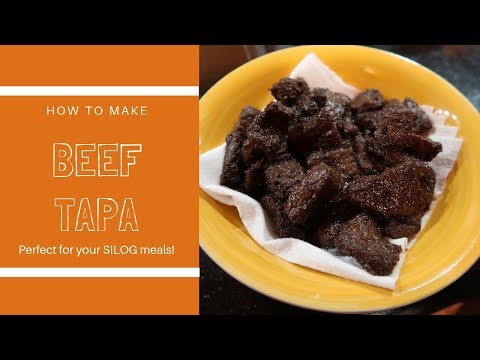 BEEF TAPA | HOW TO MARINATE & COOK