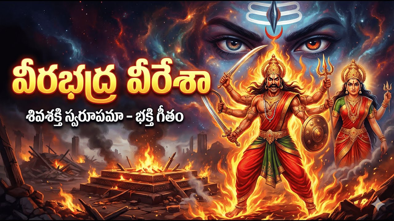 Veerabhadra Veeresha… Shiva Shakti Swaroopama #veerabhadreshwara #devotional #telugu #song #music