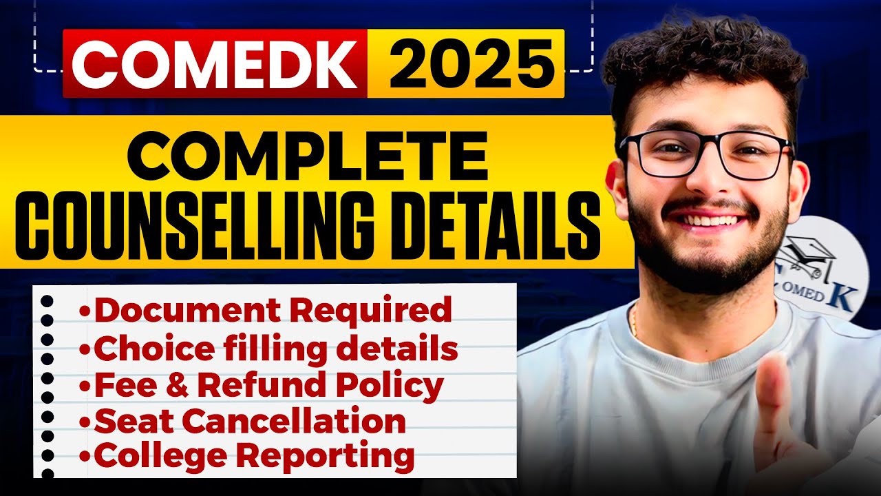 COMEDK 2025 Complete Counselling Process Documents Choice Filling comedk-2025-complete-counselling-process-documents-choice-filling