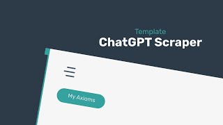 Learn web scraping and data extraction with Axiom.ai and ChatGPT