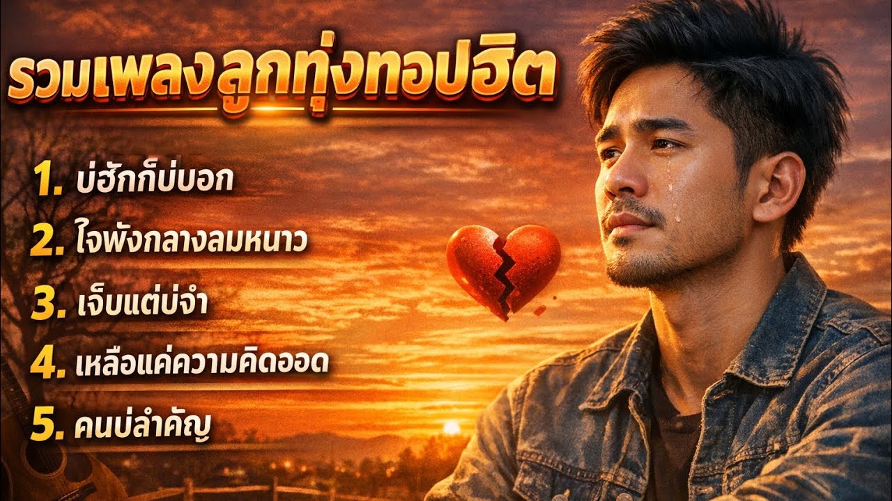 #รวมเพลงลูกทุ่งทอปฮิต เพลงไหม่น่าฟัง