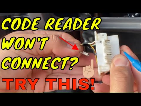 SCAN TOOL WON'T CONNECT? TRY THIS! EASY FIX!