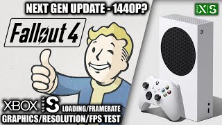 Fallout 4: Next Gen Update - Xbox Series S Gameplay + FPS Test