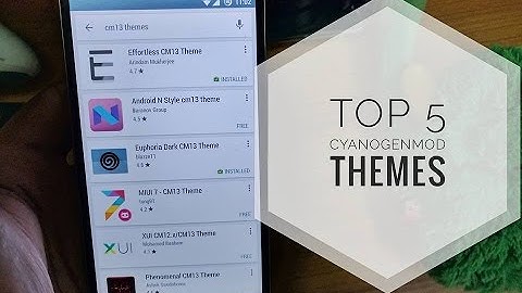 Top 5 Cyanogenmod Themes of 2016