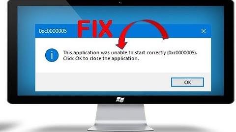 How to Fix Application Error 0xc0000005 In Windows 11