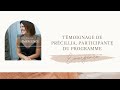 Tmoignage de prcillia frey participante du programme mergence