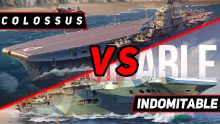 :  COLOSSUS VS INDOMITABLE!   ?!  /WORLD OF WARSHIPS