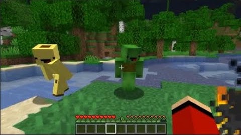 JJ and Mikey HIDE from The CHASE Tapes and The MARSHALL Tapes and The ryder Tapes Minecraft Maizen