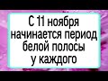 С 11 ноября начинается период белой полосы у каждого. | Тайна Жрицы |