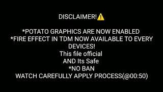NEW POTATO GFX LAG FIX 1.1.0 IPUBG PERMANENT LAG FIX I (NO BLUR+POTATO ENABLED) screenshot 5