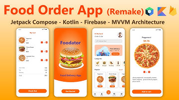 ✅ Food App android studio tutorial- how to make food ordering app?  🔥
