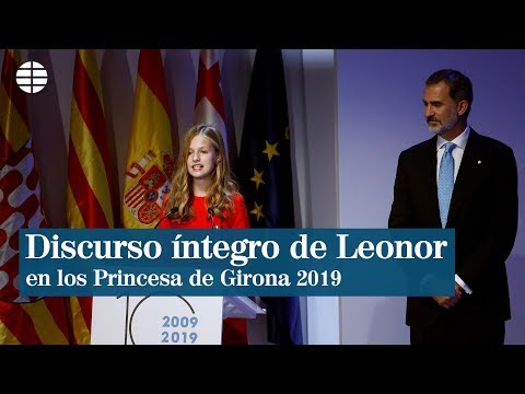 El discurso íntegro de la princesa Leonor en Girona