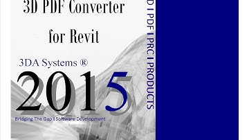 2015 3D PDF Converter for Revit