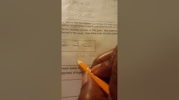 EngageNY: 1st grade, Module 2, Lesson 29 HW