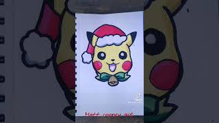 Drawing With Posca Markers Cartoon Christmas Characters #shorts Drawing With Posca Markers Cartoon Christmas Characters #shorts