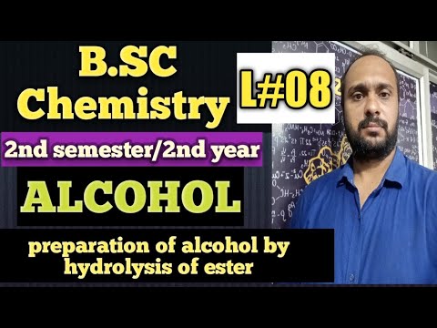 bsc chemistry/bsc second semester/bsc chemistry second year/hydrolysis of ester/hnbgu/ bsc univ exam