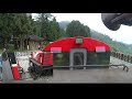 台鐵 阿里山森林鐵路 二萬平站 機車頭三角線掉頭 雙分割畫面  Alishan Forest Railway Train