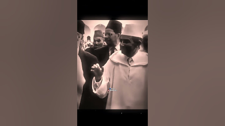 عودة #الملك #محمد_الخامس  من المنفى و احتفاله مع شعبه 💔