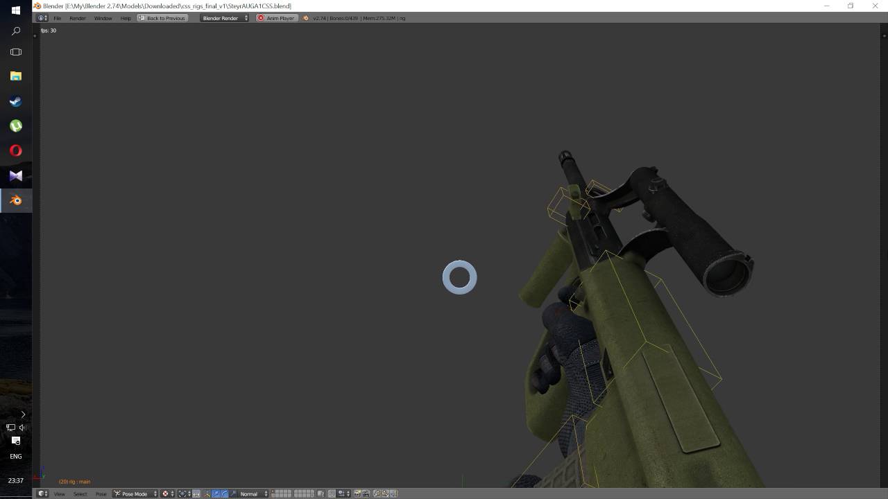 The worst, gaudy animation Steyr AUG A1