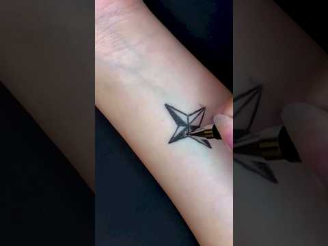 Мини тату звезды #shorts