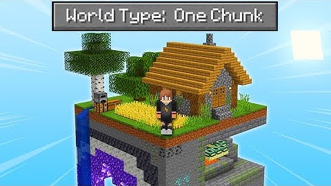 I Survived 300 Days in a ONE CHUNK Minecraft World... Here