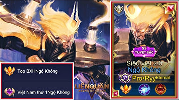 Ngộ không mùa 21 liên quân mobile | Cách chơi, trang bị phù hiệu bảng ngọc cho Ngộ không mùa 21 rừng