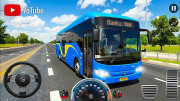 Drive City Bus Game 3D | Real Euro Coach Bus Simulator Gameplay | City Bus Driving Game 2025