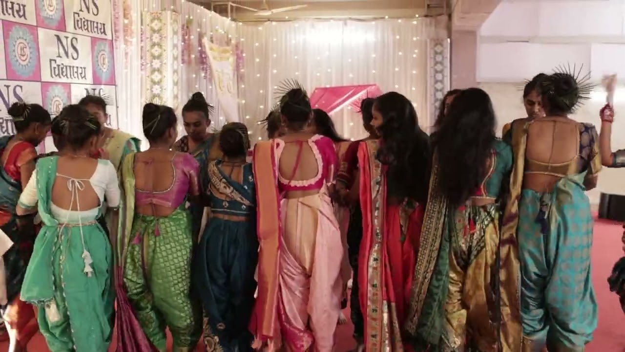 Adivasi Dangi Nrutya Dance Performance (Girls) | Annual Function 2K25 | NS Vidyalay, Surkhai