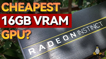 AMD Radeon Instinct Mi50 16GB on Linux TESTED | Gaming, Video Editing, Stable Diffusion