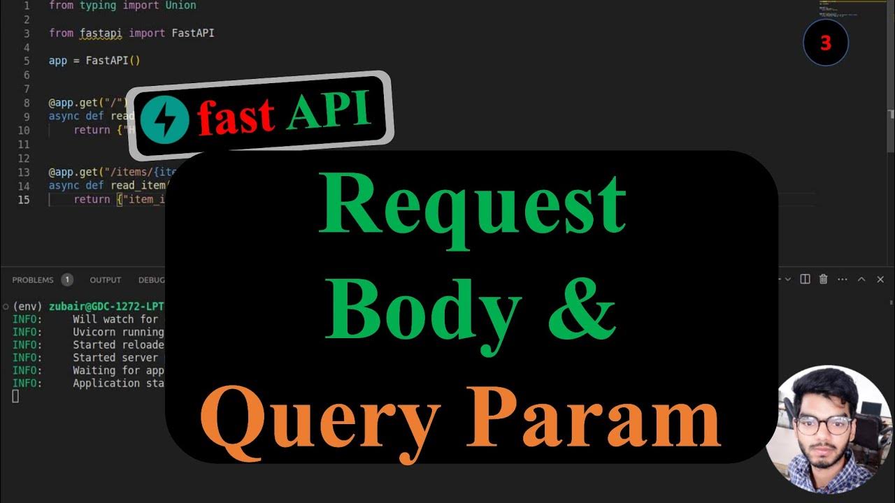 Request Body and Query Parameter Validation in Fast API in Hindi - YouTube