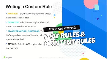 Technical Kemping WAF Rules & Content Rules