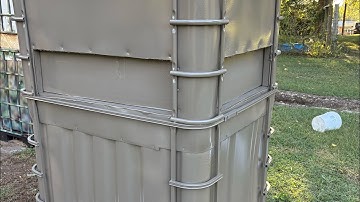 DIY step-by-step IBC Deer Blind