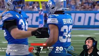 KT Reacts: Browns vs Lions — Detroit SMACKS Cleveland 34-10! 😤