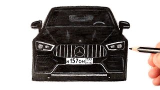 How to draw a Mercedes Benz AMG GT 63 s