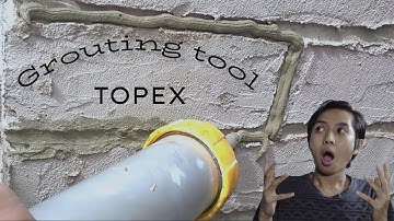 TOPEX - How to make brick and stone grouting tool