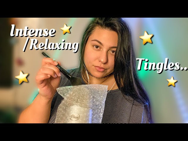 ASMR~ Plastic Wrap On Mic To Give You Intense/ Relaxing Tingles (mouth sounds)✨
