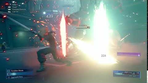 FINAL FANTASY 7 REMAKE | CLOUDS LIMIT BREAK CROSS SLASH | PS4 PRO 4K 60 FPS | AGMC ROOM 237