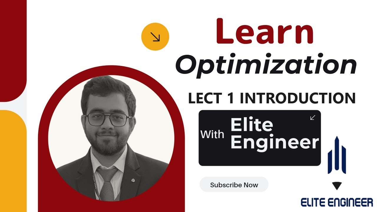 Lecture 1 | Introduction to Optimization - YouTube