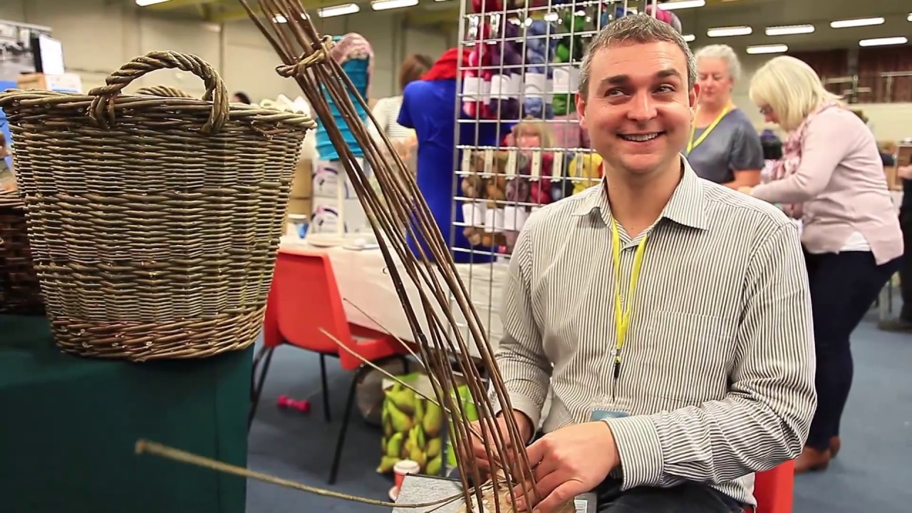 John Cowan Baskets at Perth Festival of Yarn 2017