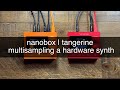 1010music nanobox  tangerine  multisampling a hardware synth