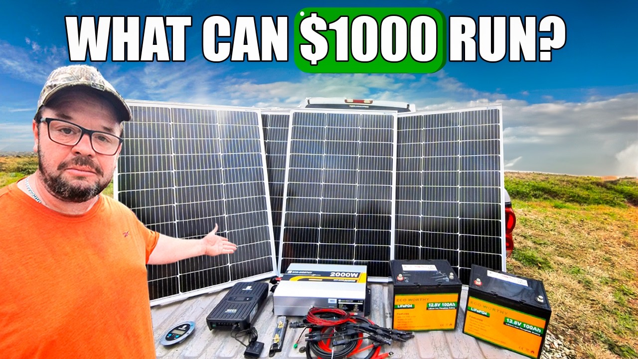 Step By Step BUDGET SOLAR Install With Eco-Worthy! — OKLAHOMA OFF-GRID (video thumbnail)