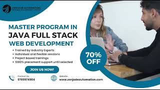 Master Program in Fullstack Java Web development @ZENJADEAUTOMATIONTECHNOLOGY